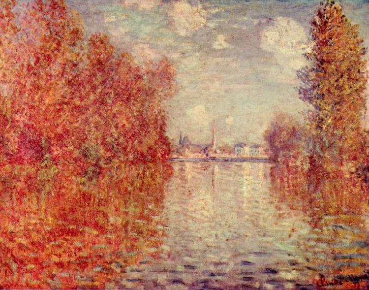 Claude Monet Herbst in Argenteuil